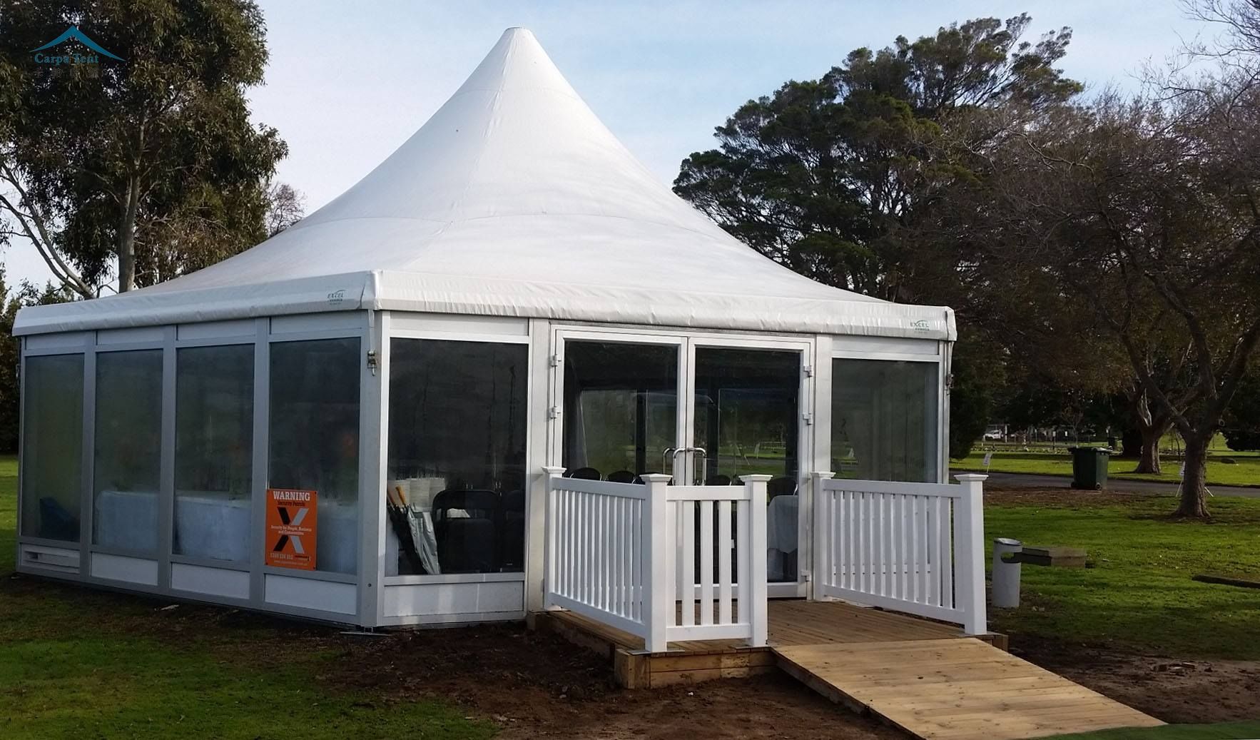 Glass Pagoda Tents