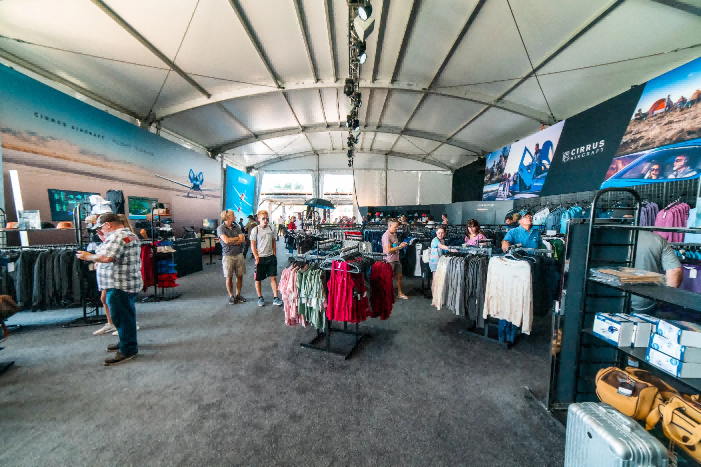 Clothing Sales Tents