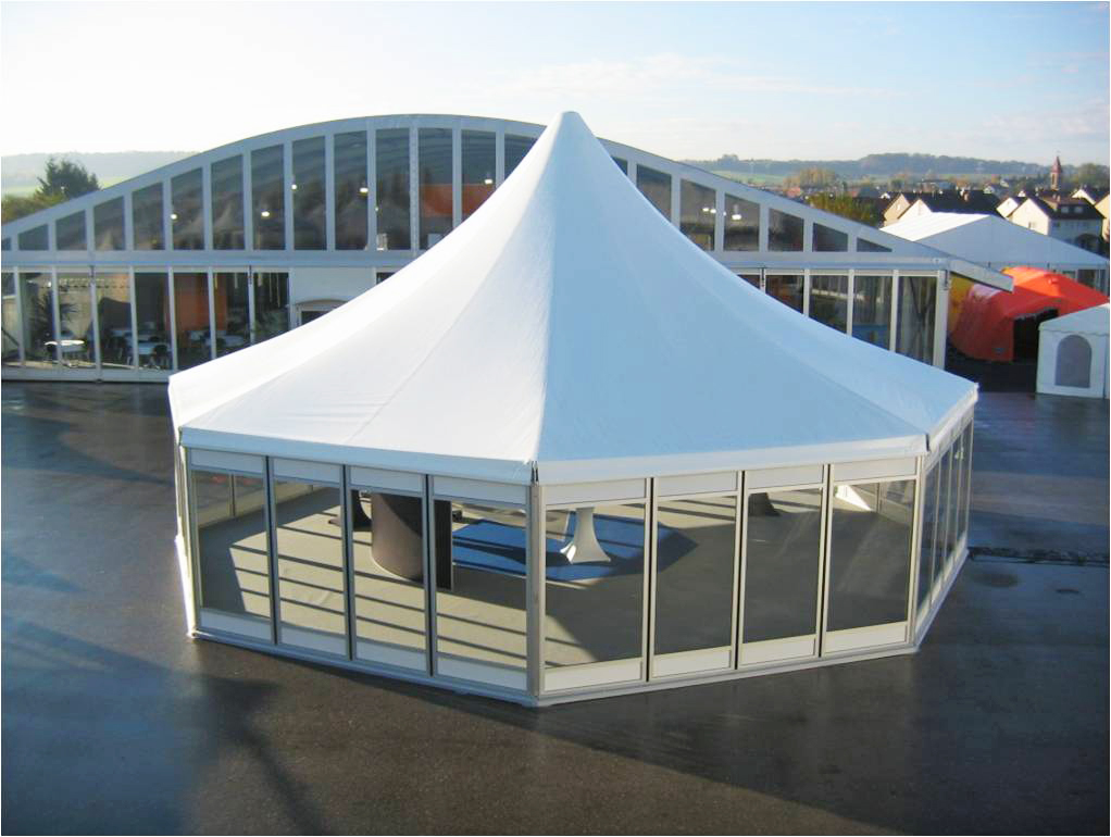Polygonal Glass  Tent