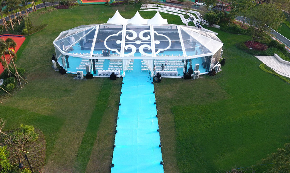 Transparent Alien Tent