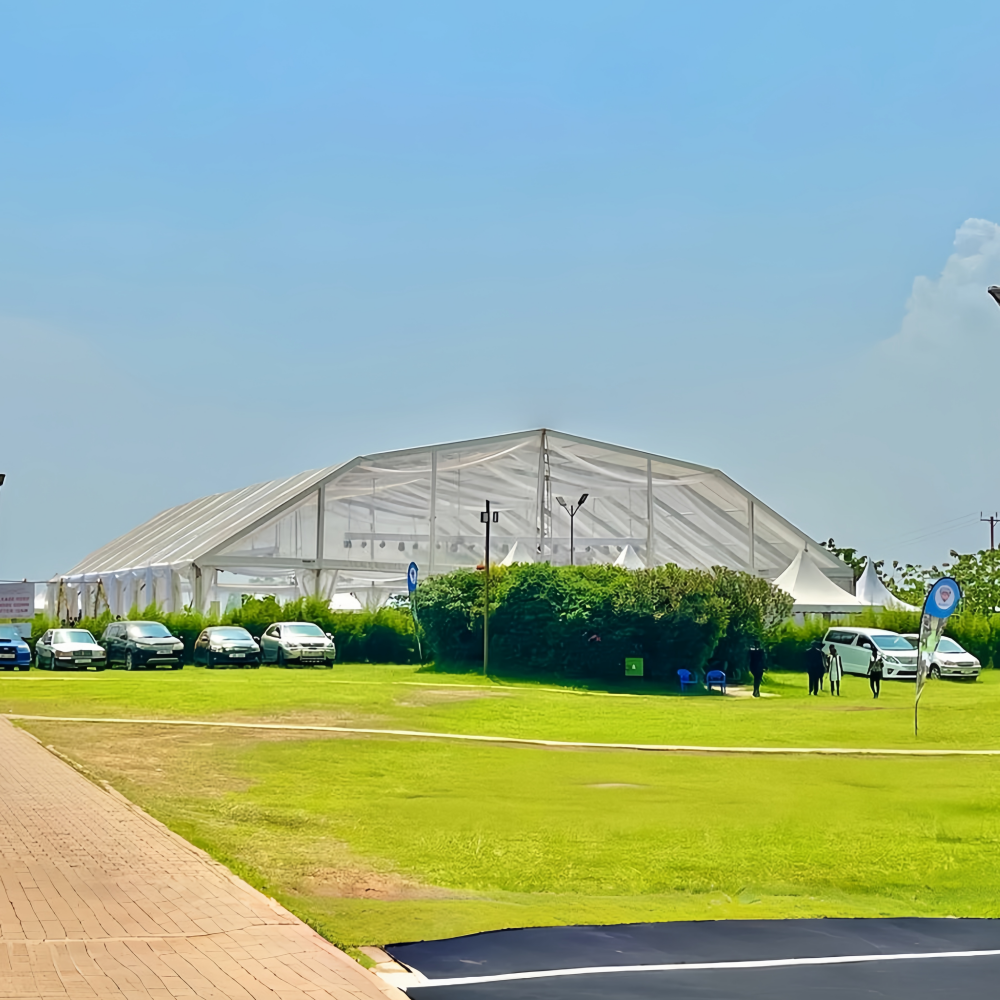 Transparent Polygonal Tent
