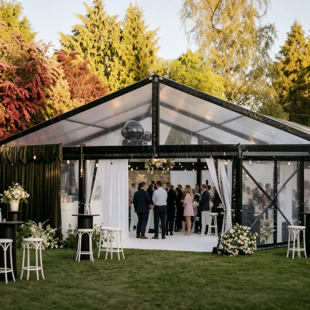 Transparent Tent Product Case for Weddings & Banquets
