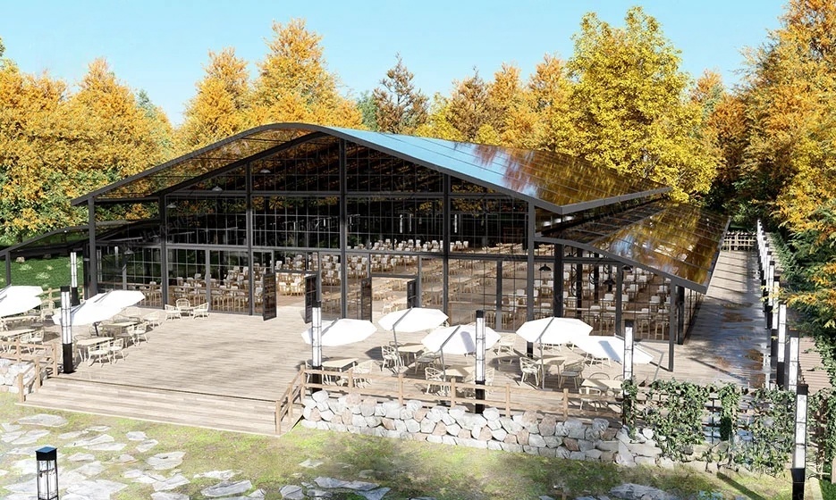 Atrium Tent-Premium Aluminum Frame Tent for Events and Weddings