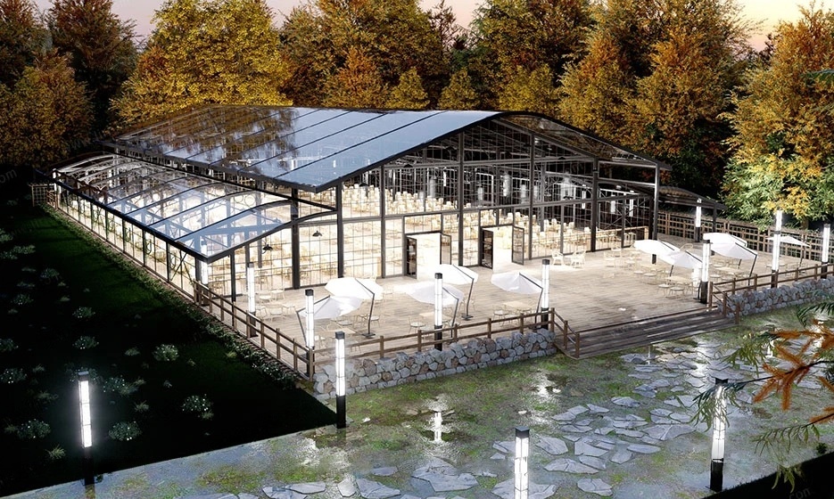 Atrium Tent-Premium Aluminum Frame Tent for Events and Weddings