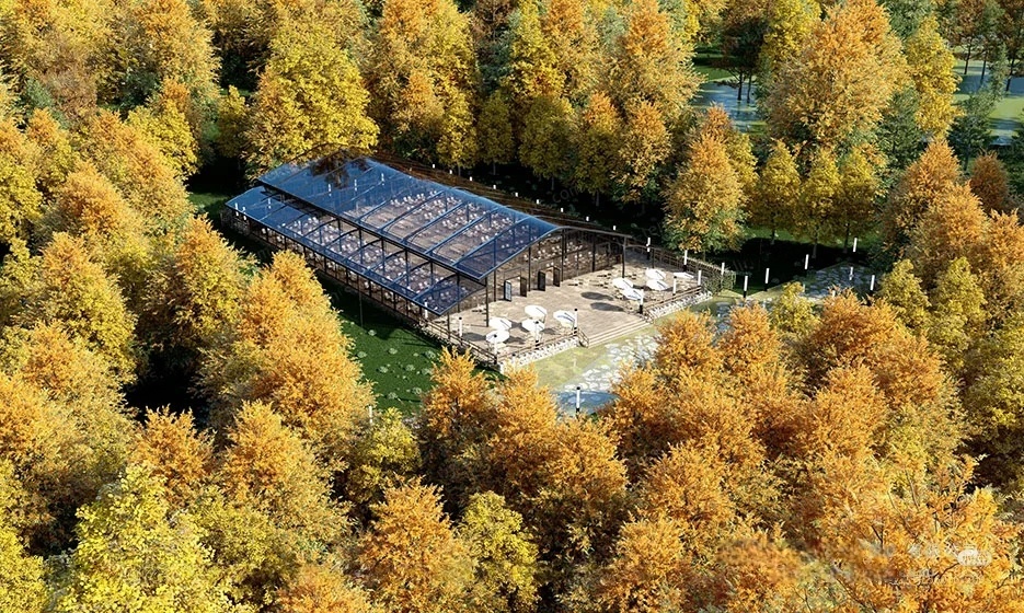 Atrium Tent-Premium Aluminum Frame Tent for Events and Weddings